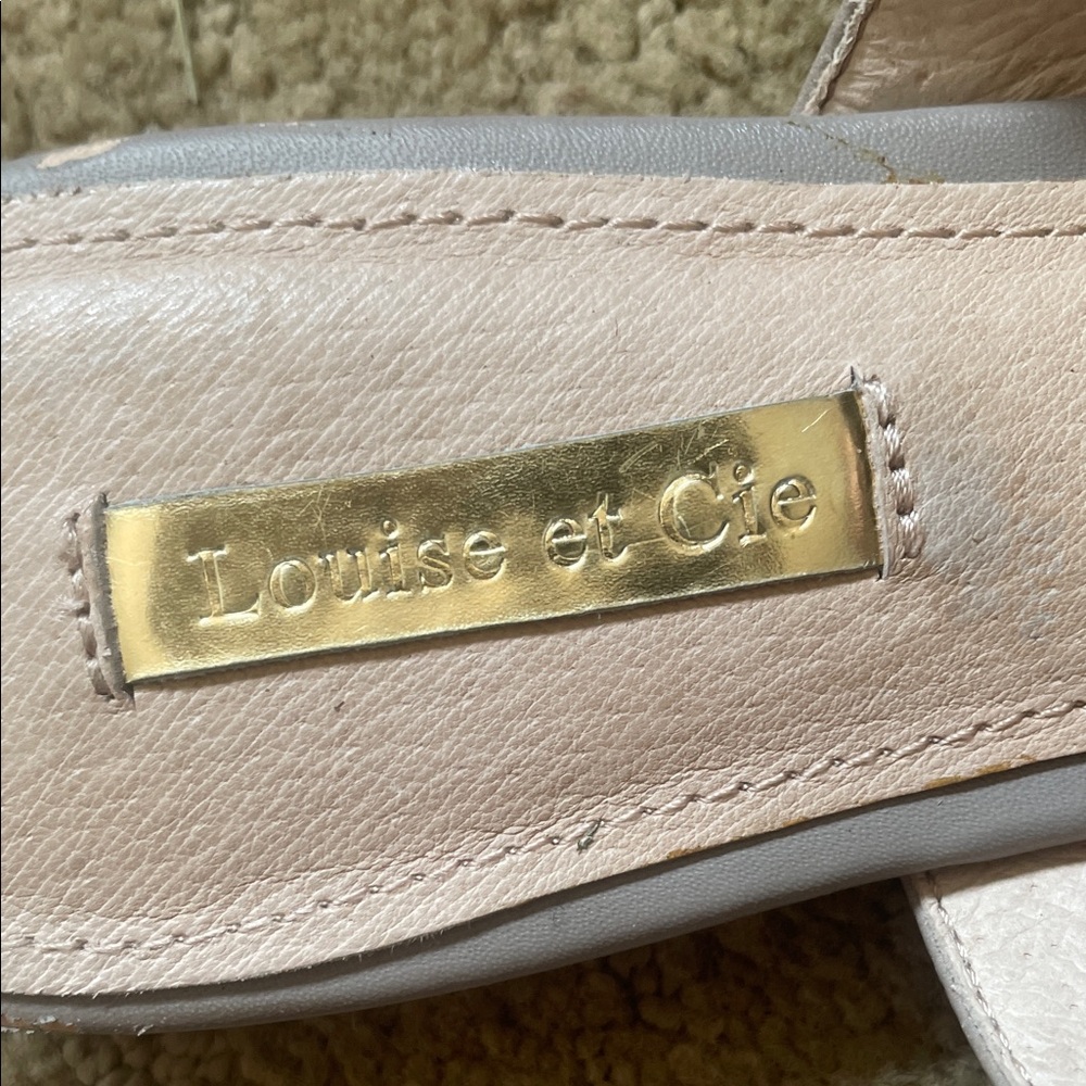 Louise et Cie Gray Mules leather upper shoes - Picture 2 of 4
